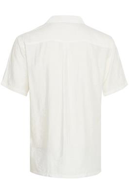 Daniel S/S Textured Shirt - Ecru