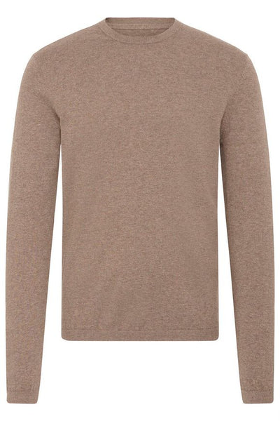 Carlos Cashmere/Cotton Crew Knitwear