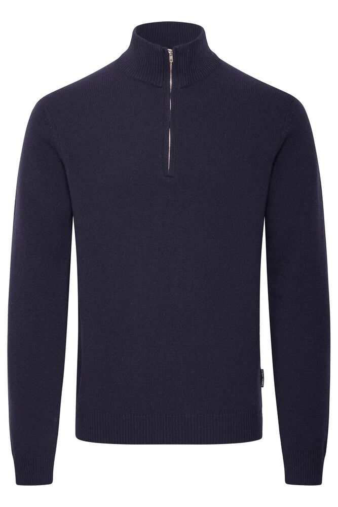 Karl Half Zip Lambswool Knitwear