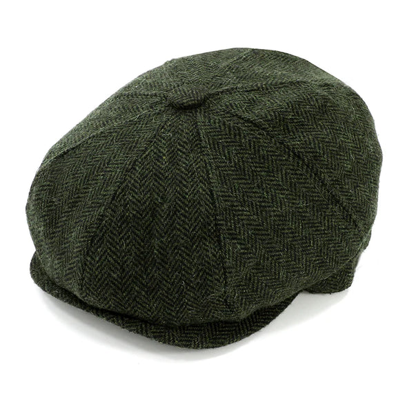 Herringbone 8 Panel Cap