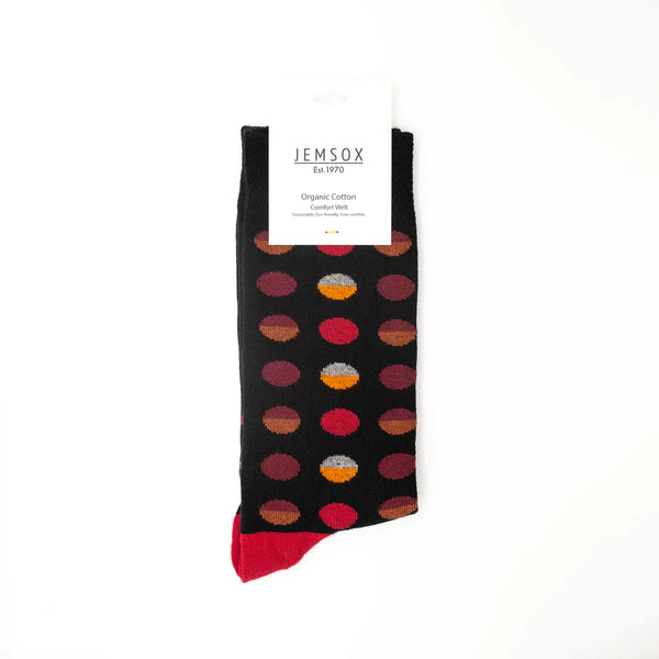 Red Circle Geo - Organic Cotton