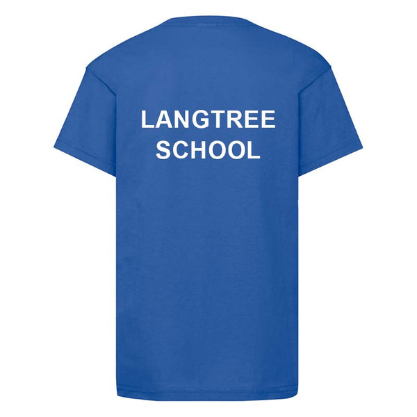 Langtree Community Primary Cotton PE T-shirt - ROYAL