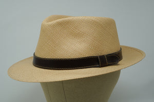 Savanna Panama with Leatherette Band