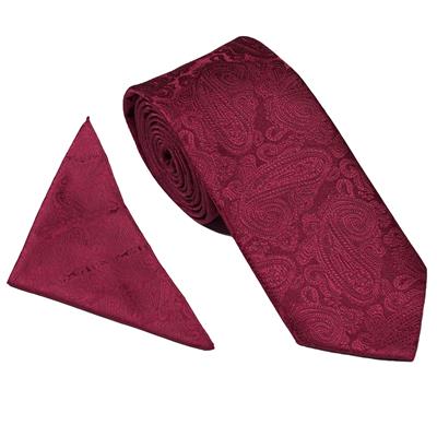Wedding Paisley Tie Set