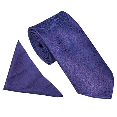 Wedding Paisley Tie Set