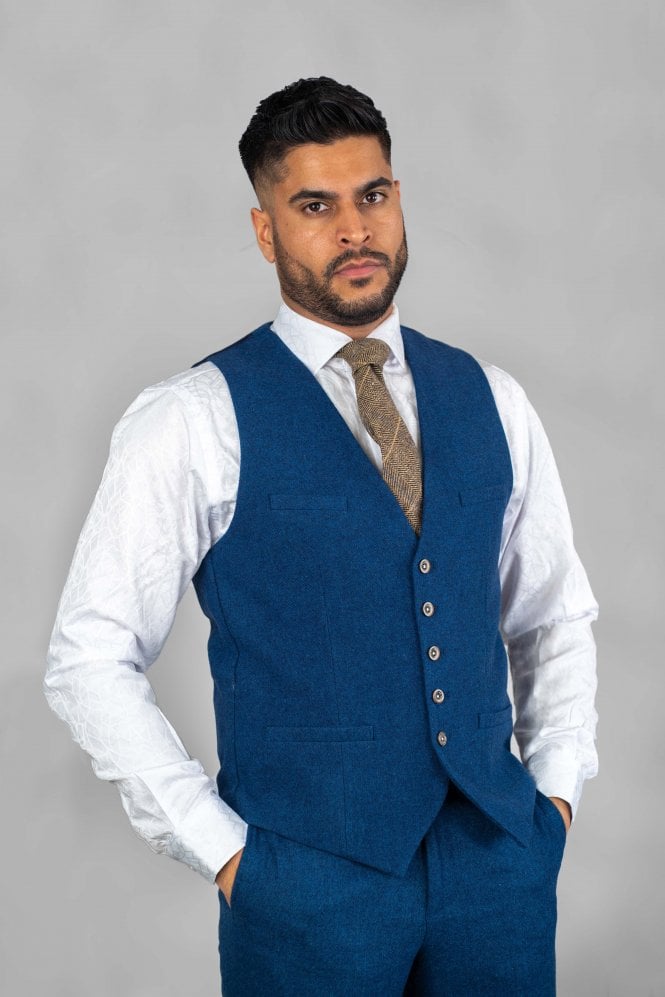 Orson Tweed Waistcoat