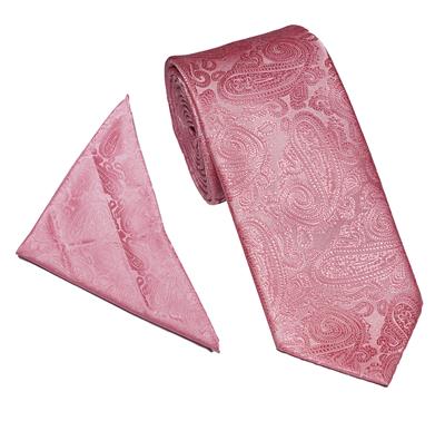 Wedding Paisley Tie Set