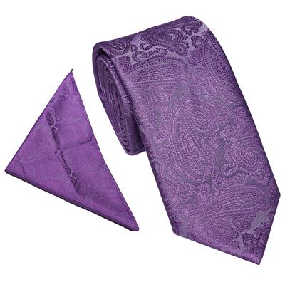 Wedding Paisley Tie Set