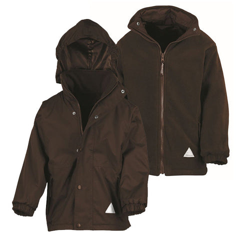 Reversible Coat - Brown + Brown