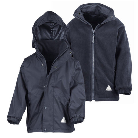 Reversible Coat - Navy + Navy