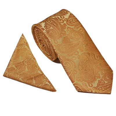 Wedding Paisley Tie Set