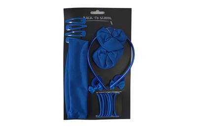 Large School Hair Set - Royal