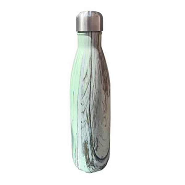 Woodgrain Print Thermal Water Bottles